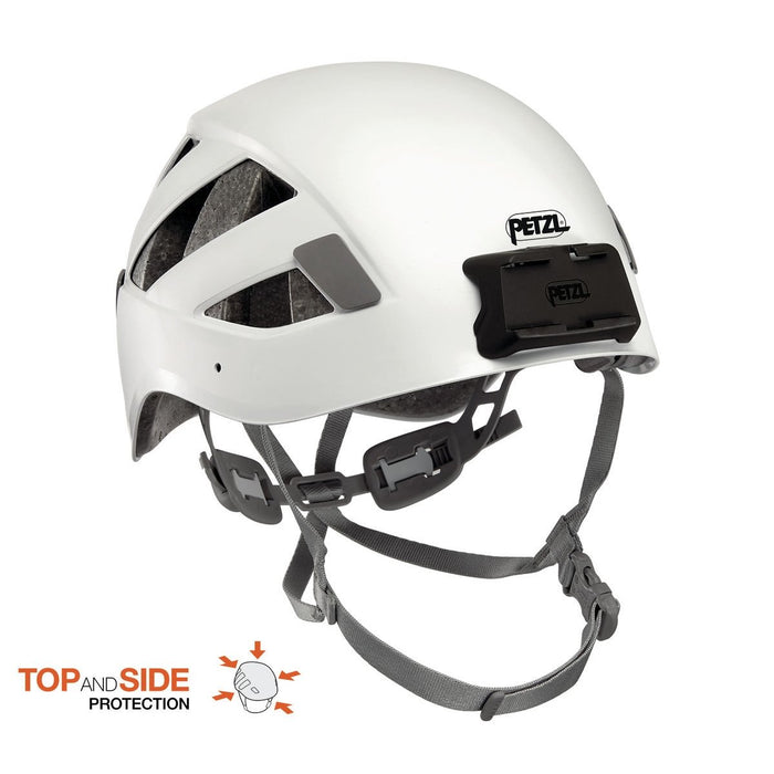 PETZL Boreo Caving Helmet with mounting plates for PETZL DUO Headlamp