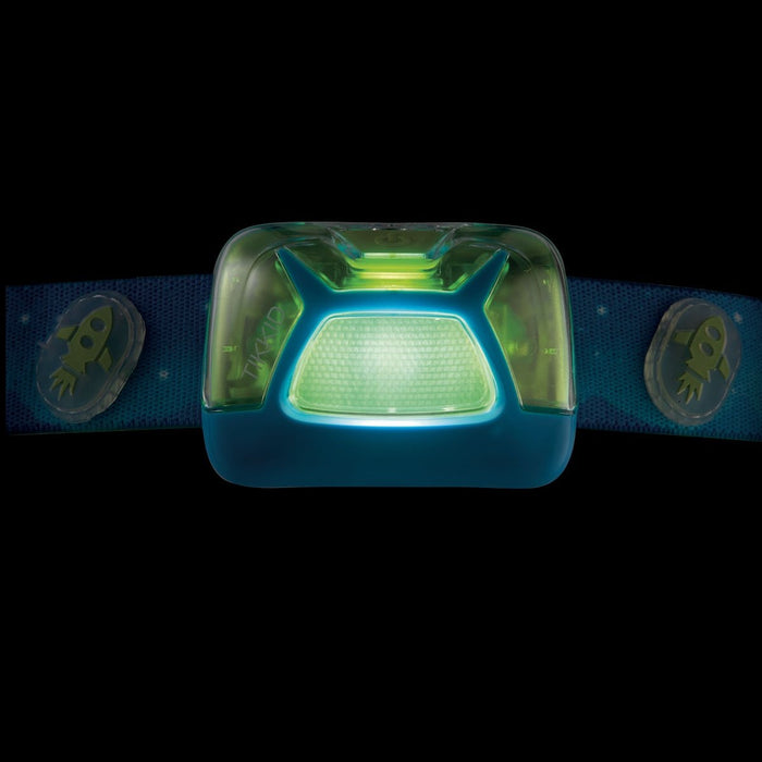TIKKID® Compact headlamp for children. Glow in the dark feature.