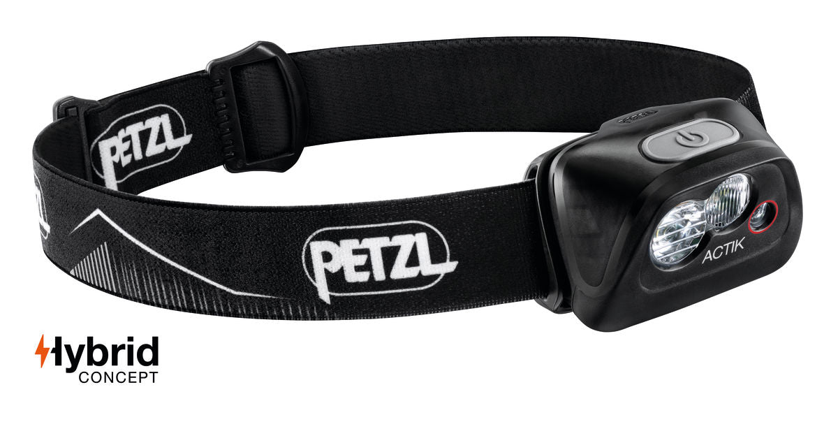 PETZL ACTIK Compact multi-beam headlamp with red lighting | 350 LM