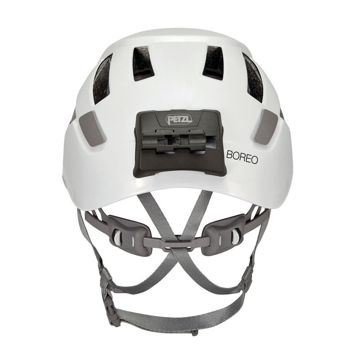 PETZL Boreo Caving Helmet with mounting plates for PETZL DUO Headlamp