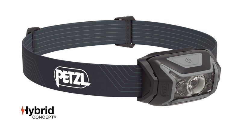 PETZL ACTIK - Lampe frontale puissante et facile à utiliser avec éclairage rouge |450 lumens