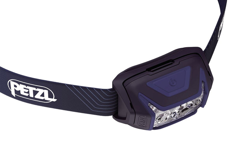 PETZL ACTIK - Lampe frontale puissante et facile à utiliser avec éclairage rouge |450 lumens