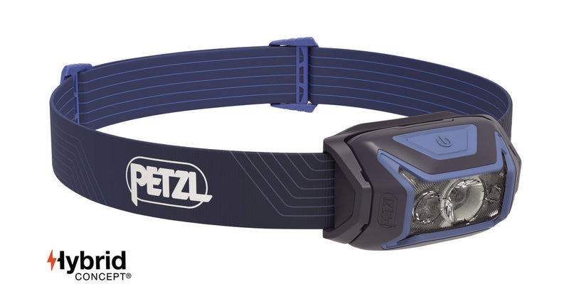 PETZL ACTIK - Lampe frontale puissante et facile à utiliser avec éclairage rouge |450 lumens
