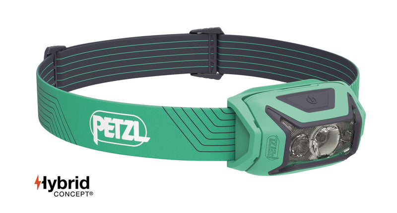 PETZL ACTIK - Lampe frontale puissante et facile à utiliser avec éclairage rouge |450 lumens