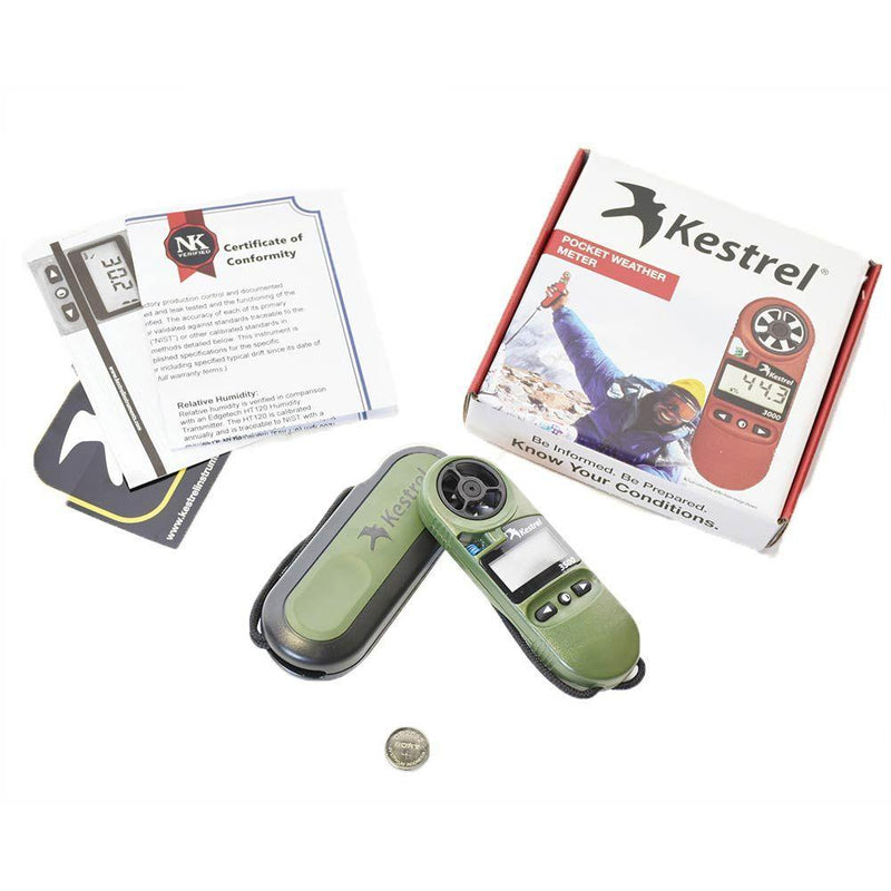Kestrel 3500 Pocket Weather Meter - ExtremeMeters.com
