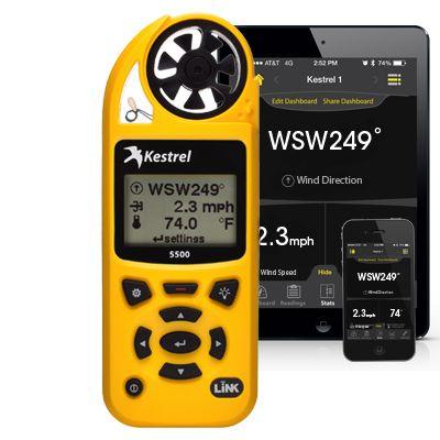 Kestrel 5500 Handheld Pocket Weather Meter - ExtremeMeters.com