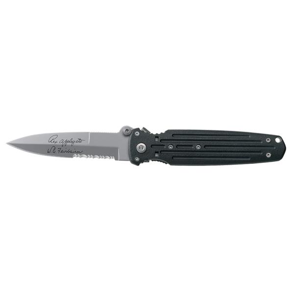 Gerber Applegate Covert Knife, Serrated Edge, Black, 154CM - ExtremeMeters.com