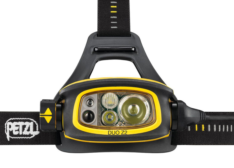 PETZL DUO Z2 Waterproof Durable Headlamp w/ FACE2FACE anti-glare function | 430 LM
