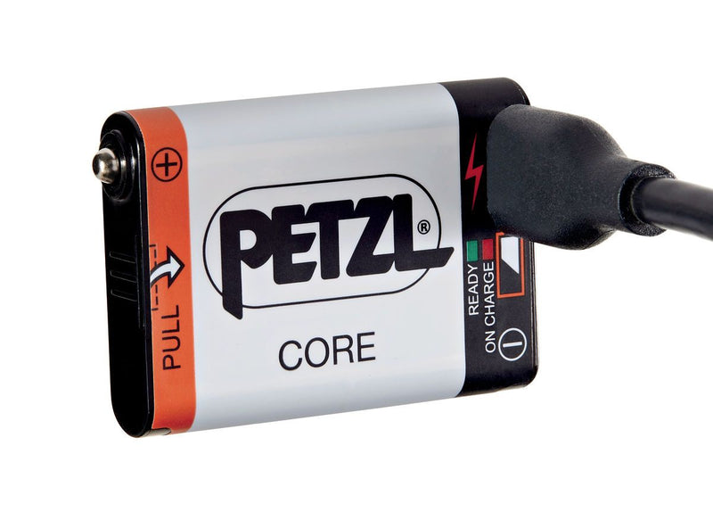 Batterie rechargeable PETZL ACCU CORE compatible avec les lampes frontales Petzl HYBRID