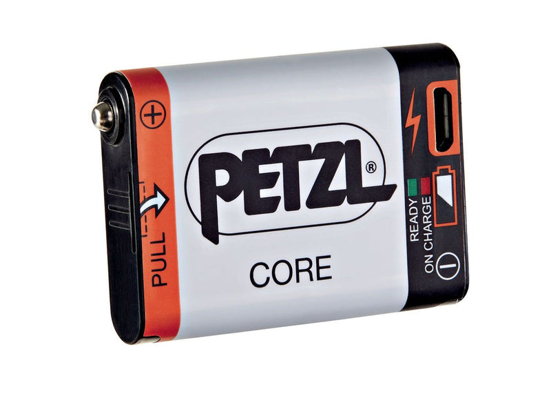 Batterie rechargeable PETZL ACCU CORE compatible avec les lampes frontales Petzl HYBRID