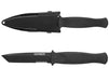 Guardian Back-Up, Tanto, Serrated Edge Knife with Molded Plastic Sheath - ExtremeMeters.com