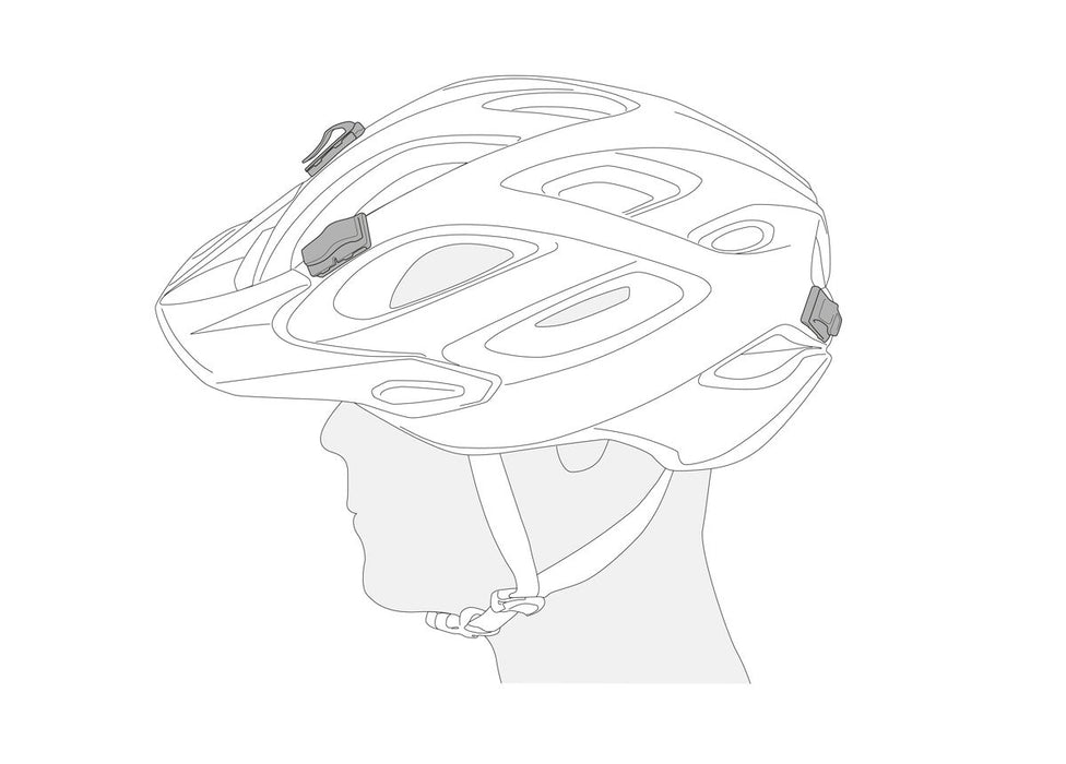 PETZL UNI ADAPT Adhesive Helmet Mounting Clips